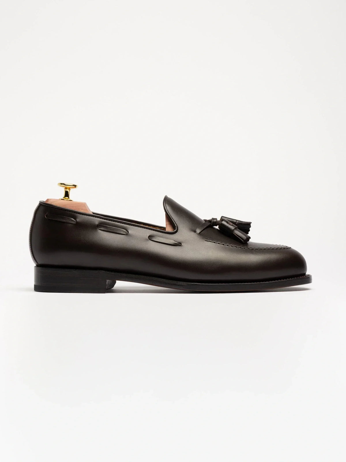 Double Tassel Loafer - Brown Calf