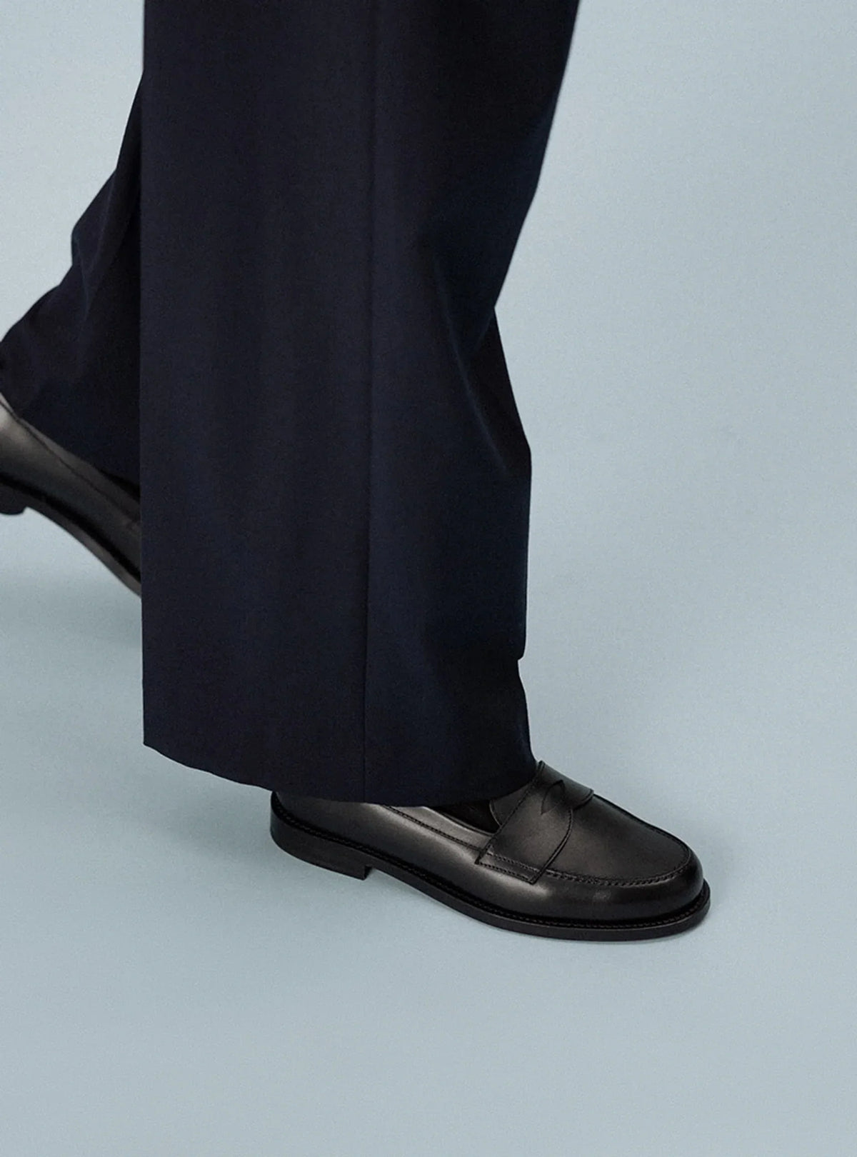 Ivy Loafer - Black Calf