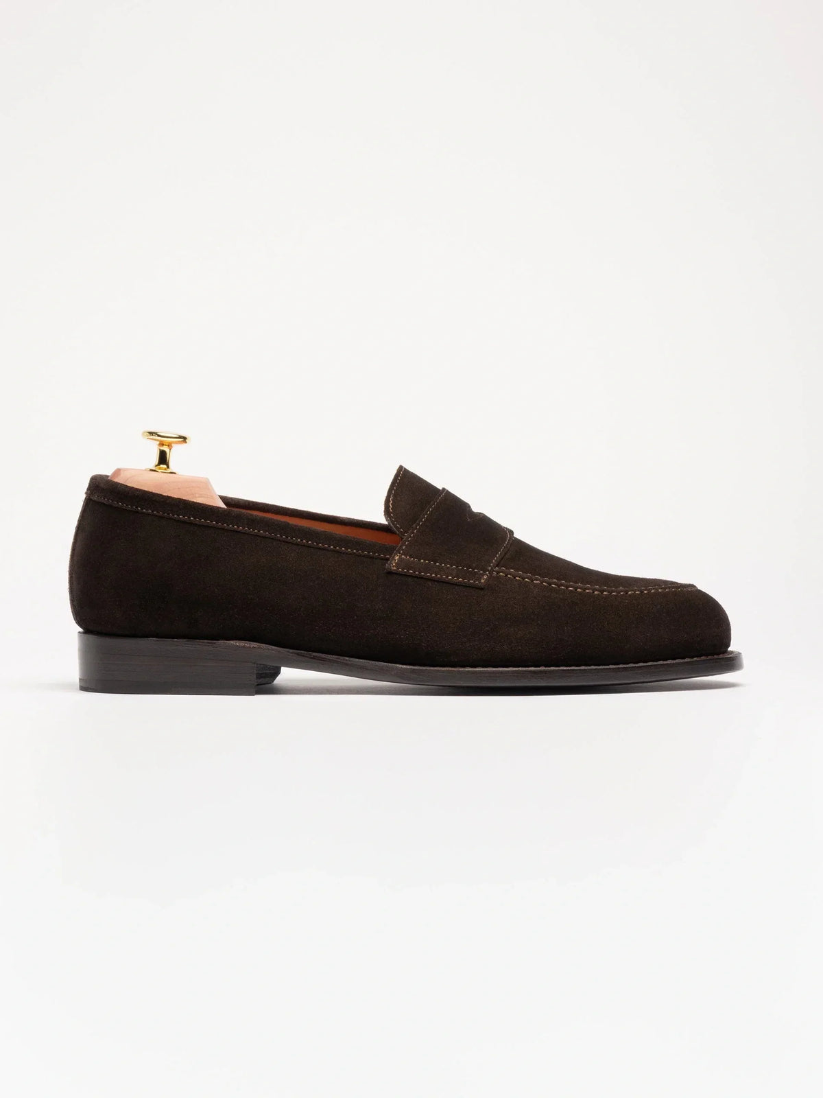 Hale Penny Loafer - Brown Suede