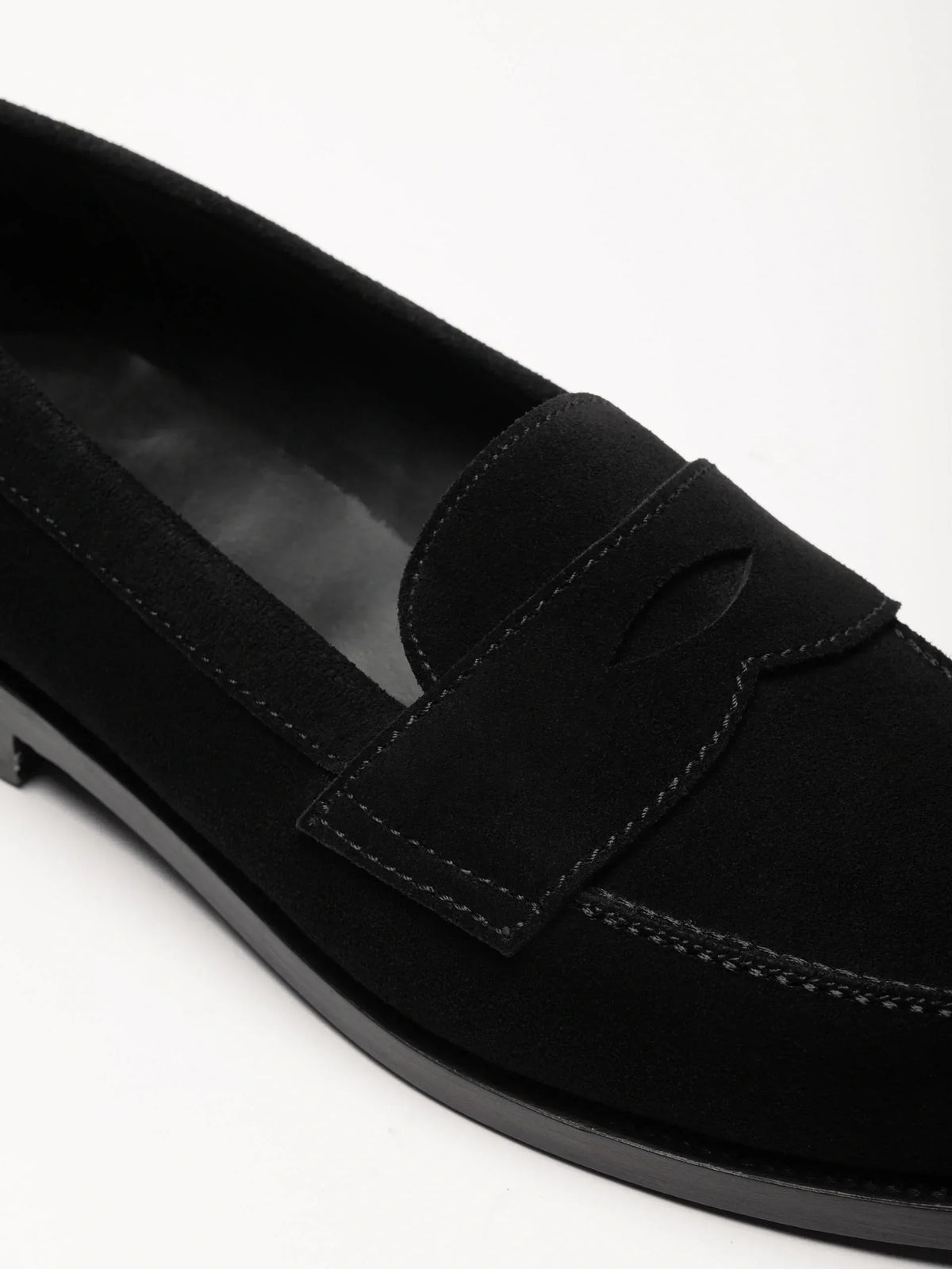 Ivy Loafer - Black Suede