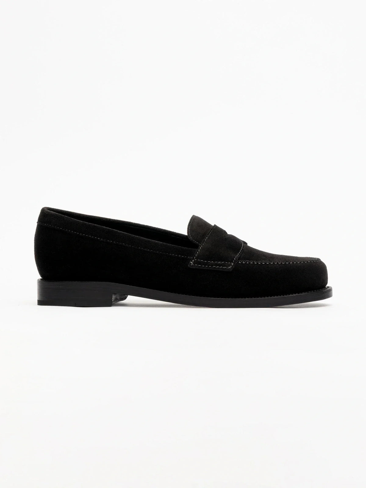 Ivy Loafer - Black Suede
