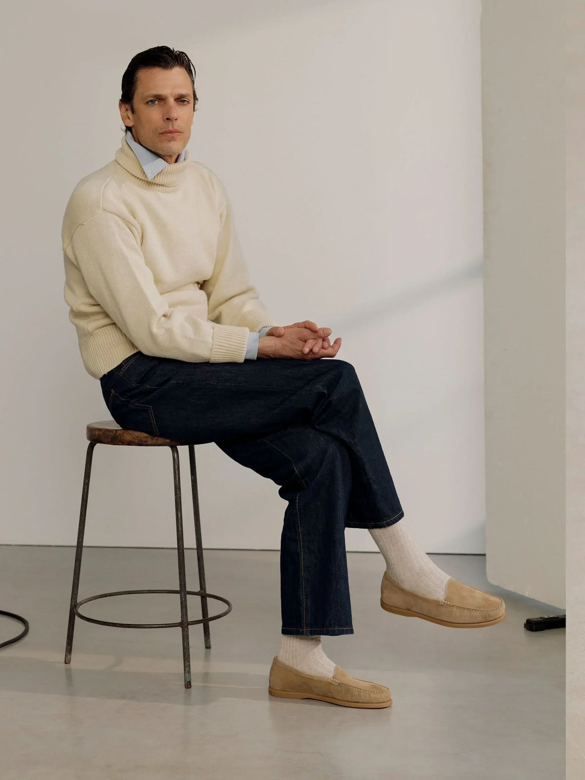 Venetian Loafer - Sand Suede