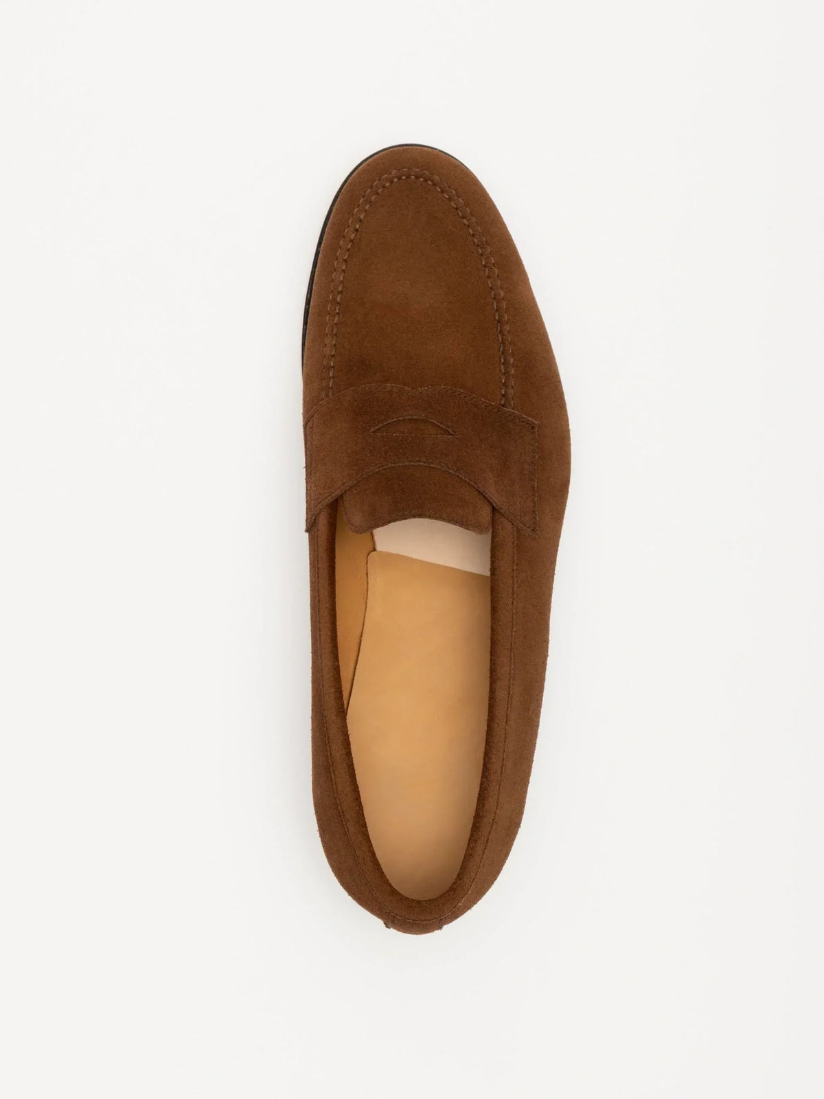 Penny Loafer - Medium Brown Suede