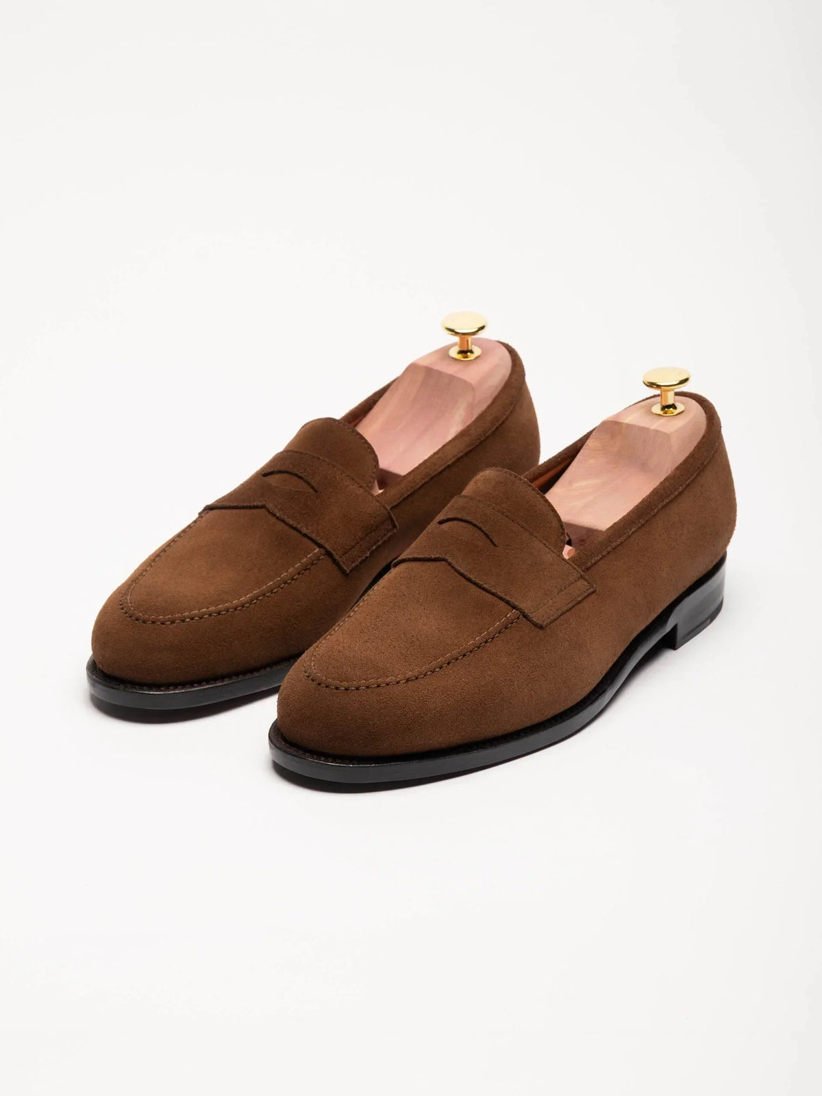 Penny Loafer - Medium Brown Suede