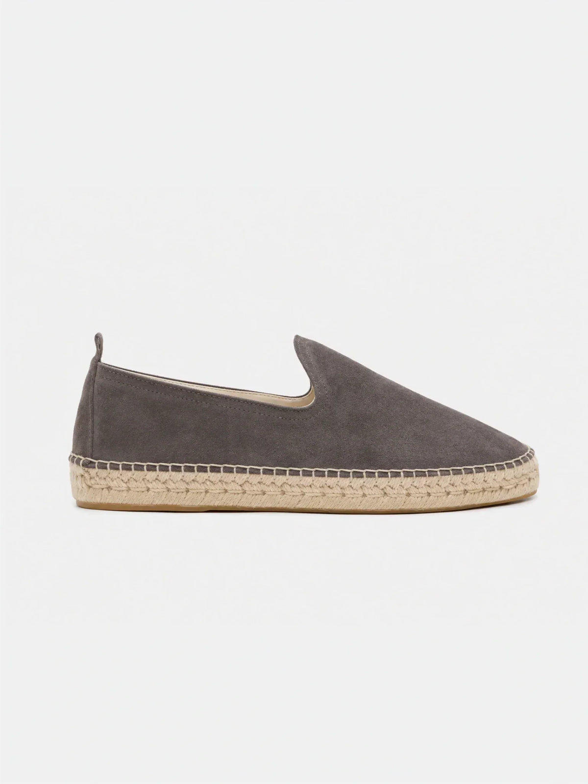 Espadrille - Light Grey Suede