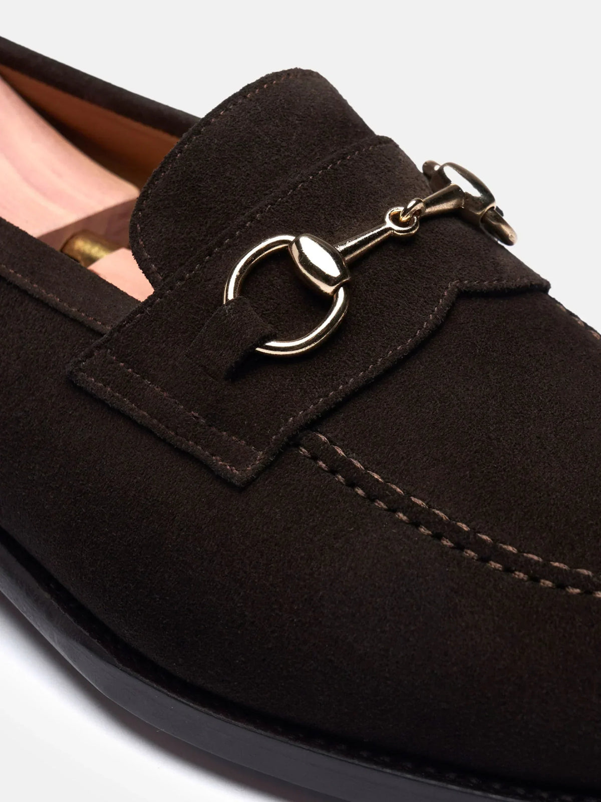 Horsebit Loafer - Brown Suede