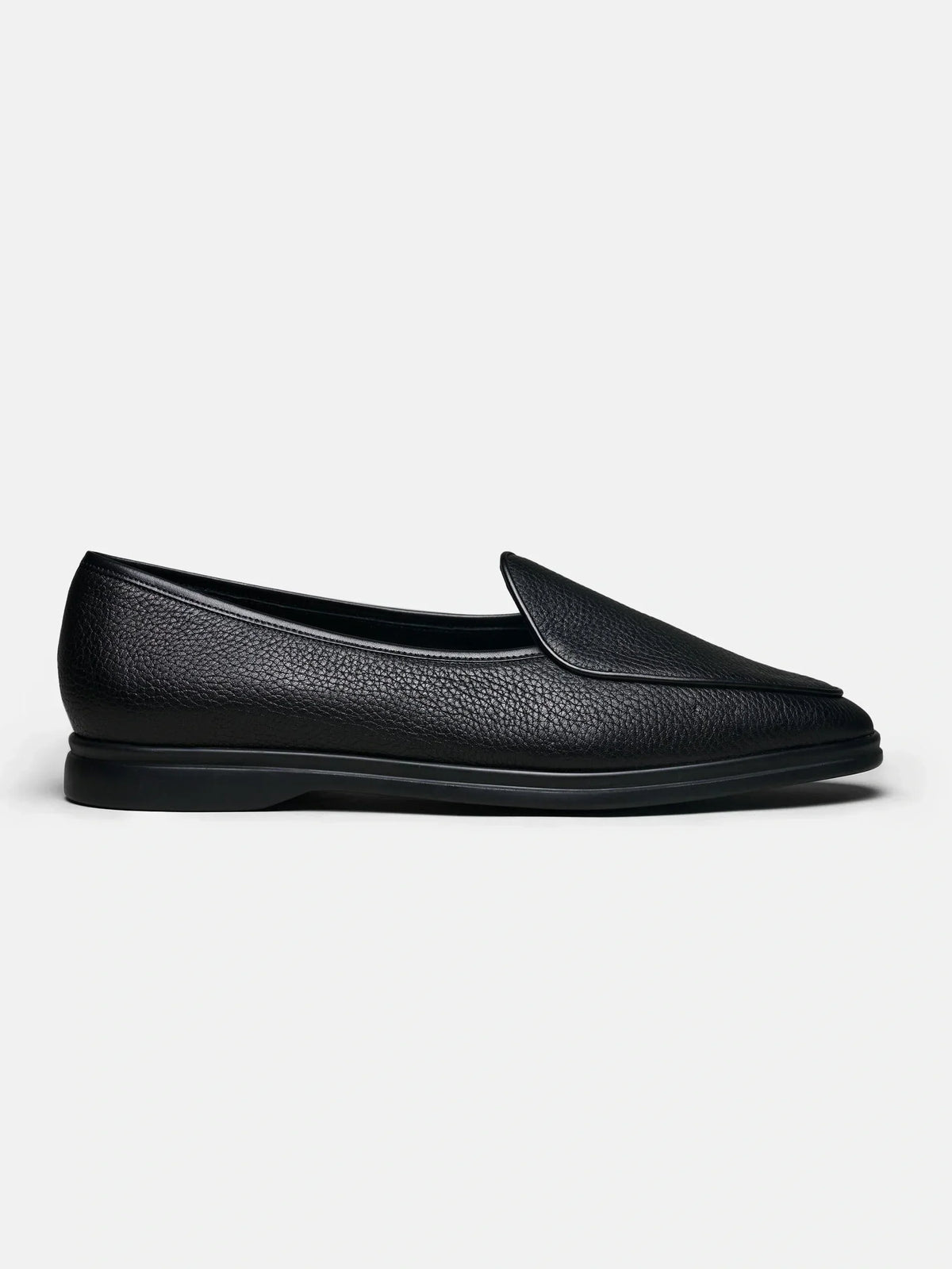 Belgian Loafer - Black Deerskin