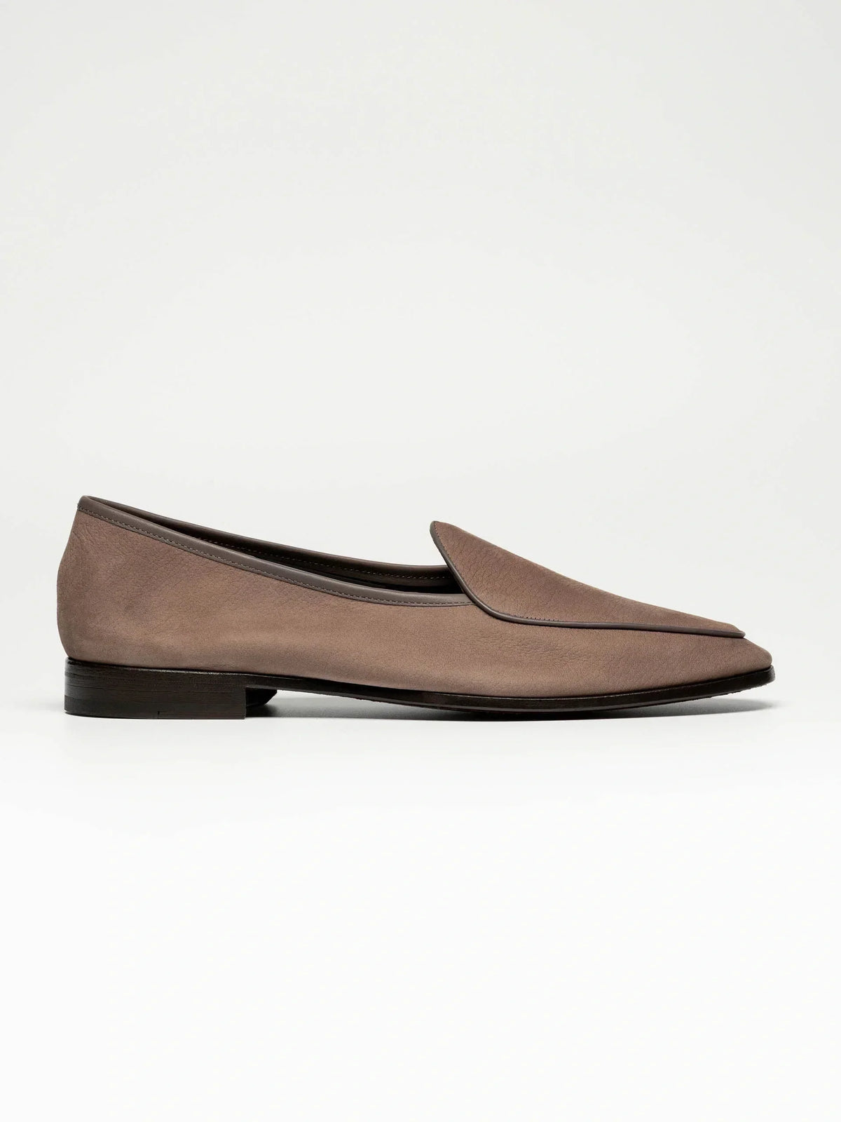 Belgian Loafer - Taupe Nubuck - Unlined