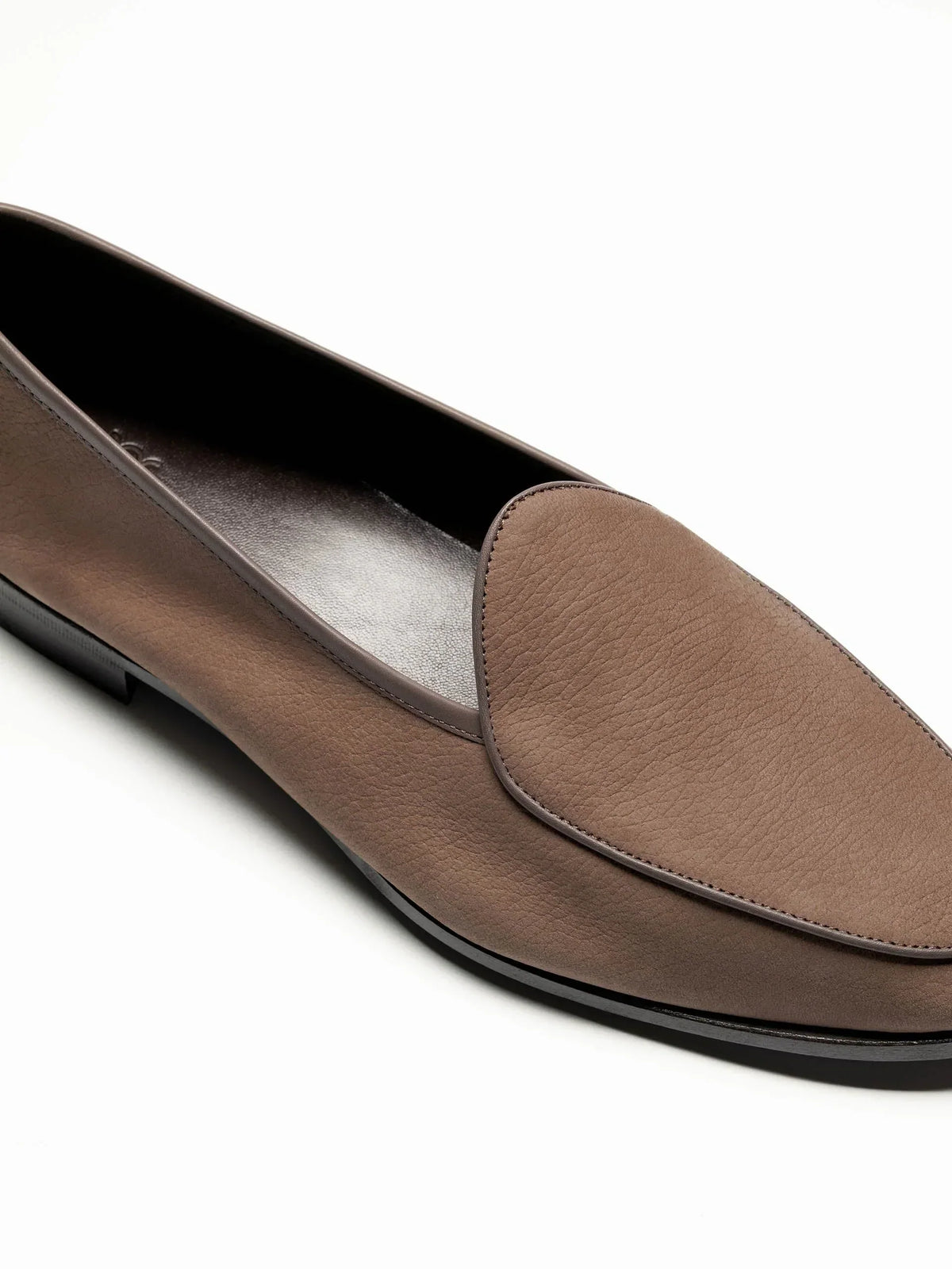 Belgian Loafer - Taupe Nubuck - Unlined