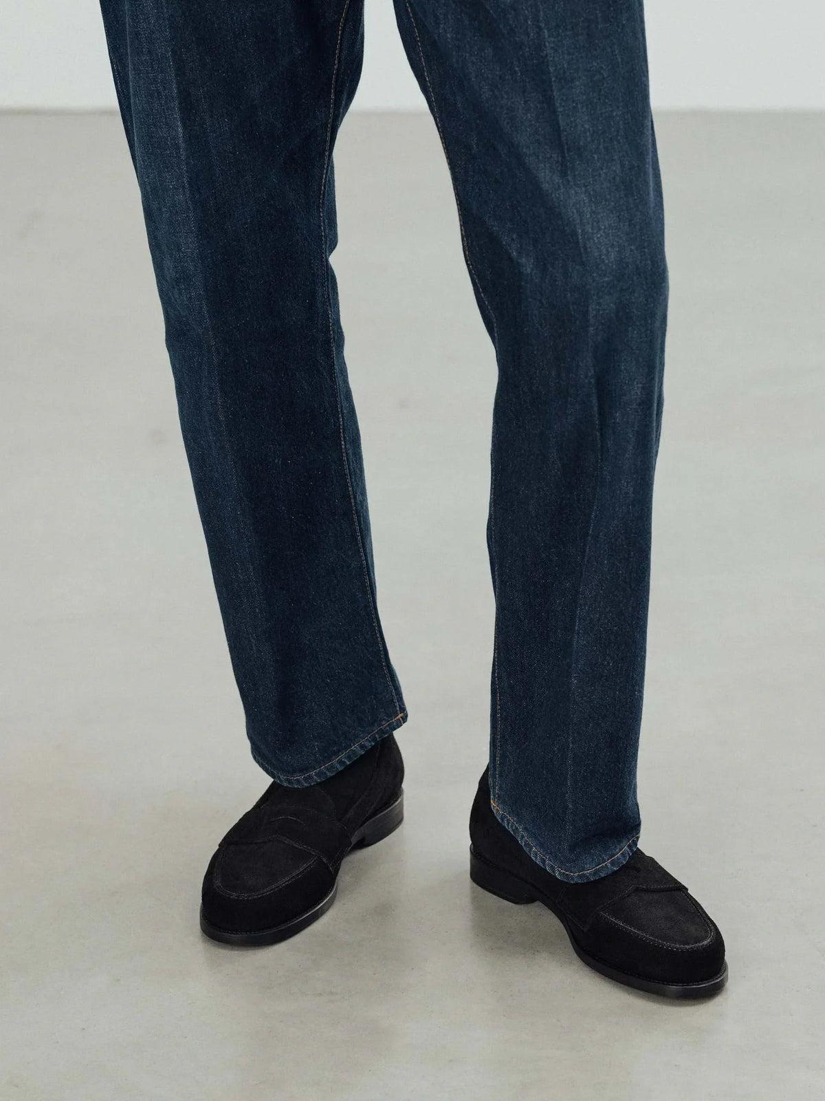 Ivy Loafer - Black Suede
