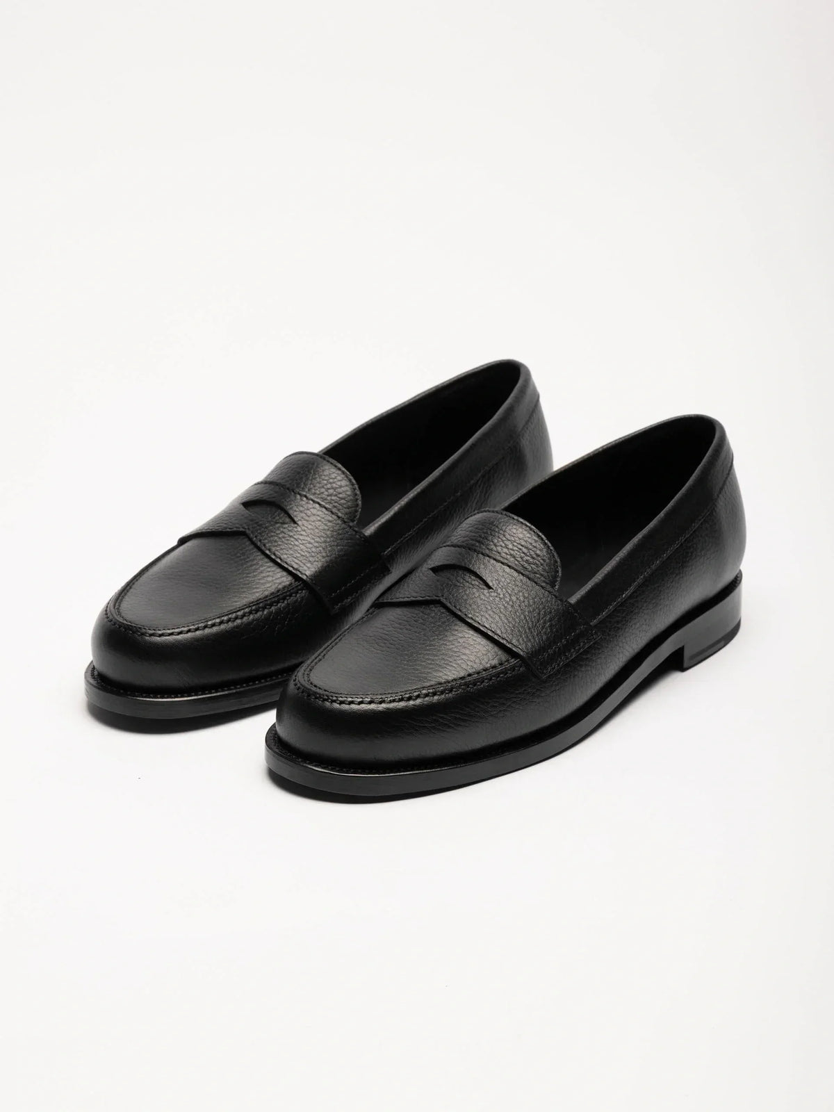 Ivy Loafer - Black Grain