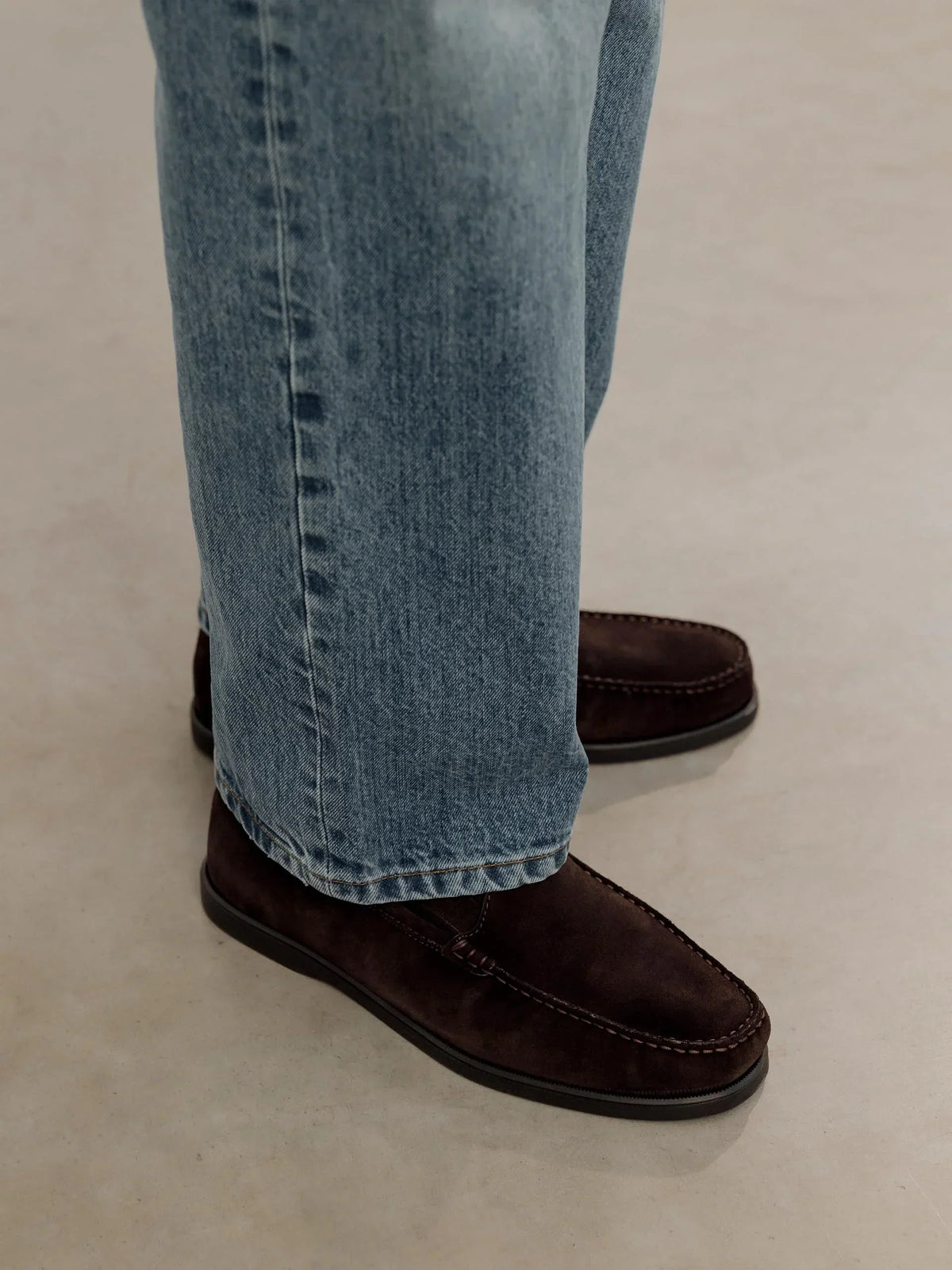 Venetian Loafer - Brown Suede