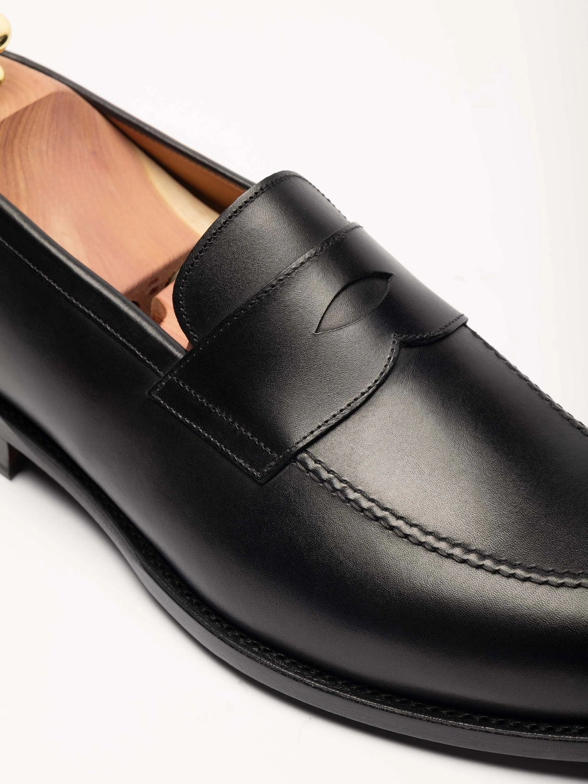 Penny Loafer - Black Calf