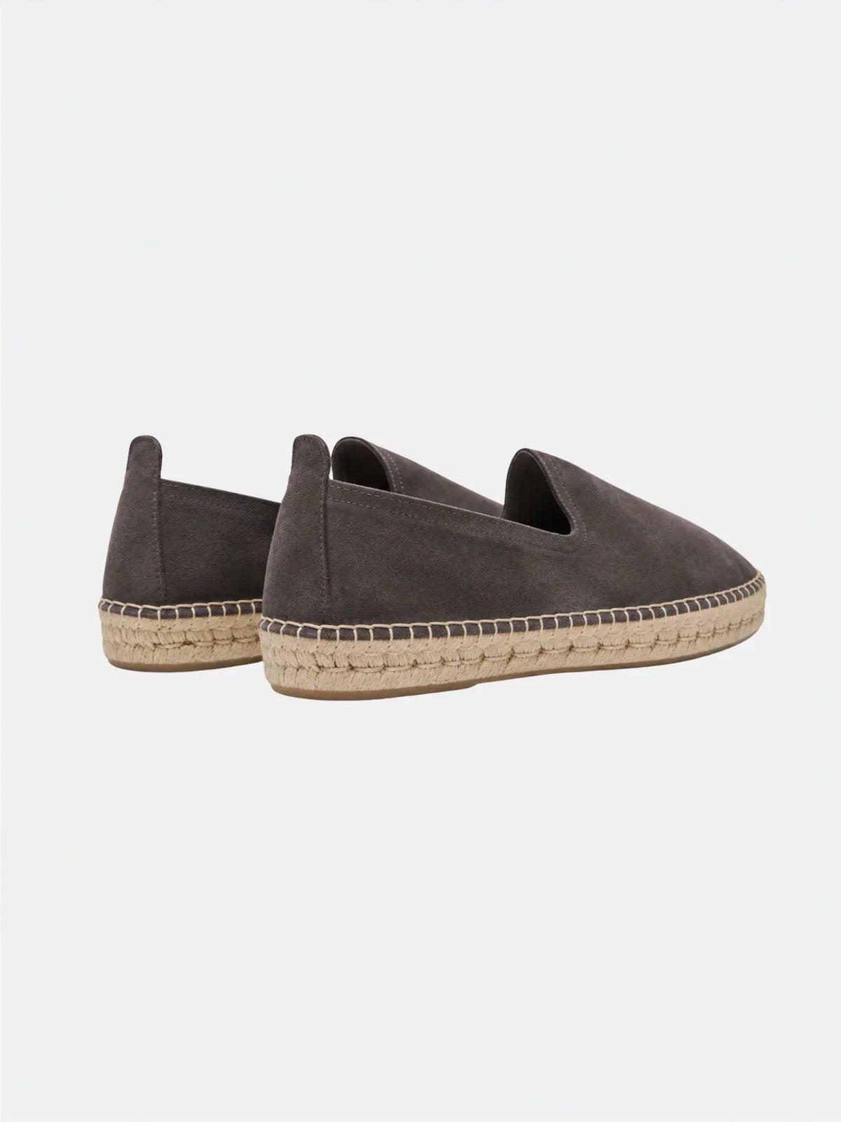 Espadrille - Light Grey Suede
