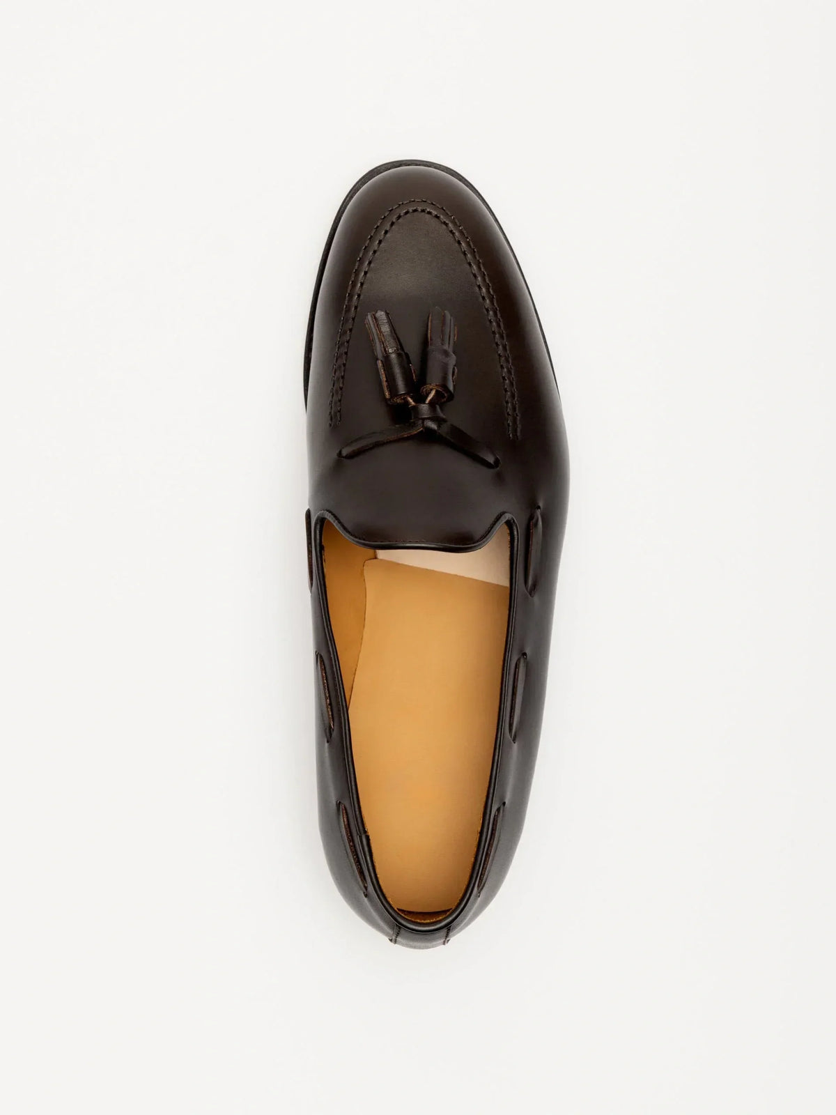 Double Tassel Loafer - Brown Calf
