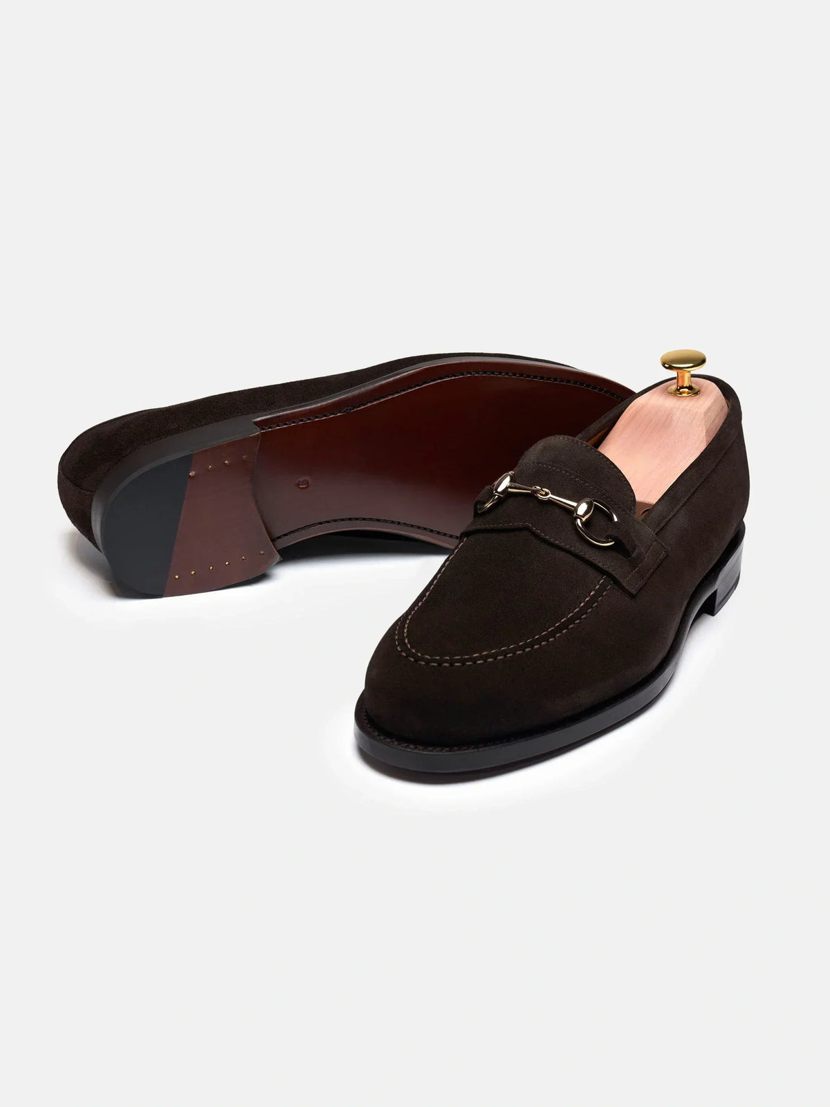 Horsebit Loafer - Brown Suede